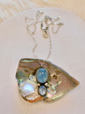Nahla Aquamarine & Moonstone Necklace
