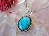 Hook Latch Turquoise Necklace