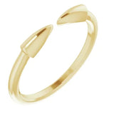 14kt Stackable Spike Ring